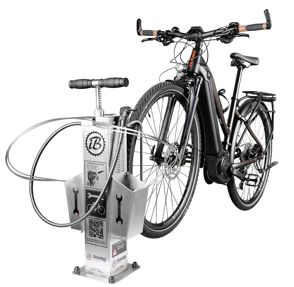 FAHRRAD REPARATURSTATIONEN IBOMBO Fahrrad Reparaturstation Direkt vom Hersteller